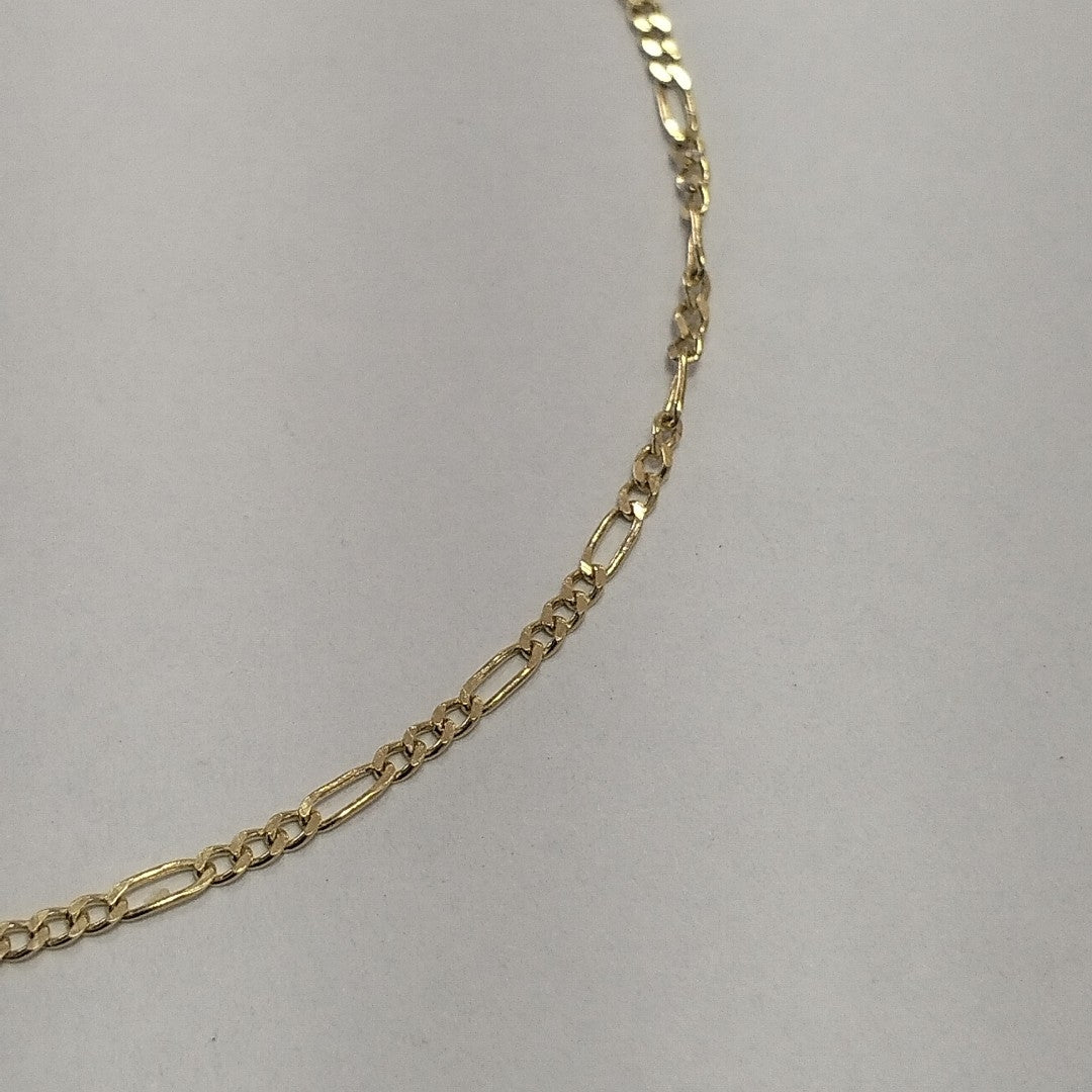 CADENAS TEJIDO 3X1 ORO 14K 55 CM 2.4 GR (NUEVO)