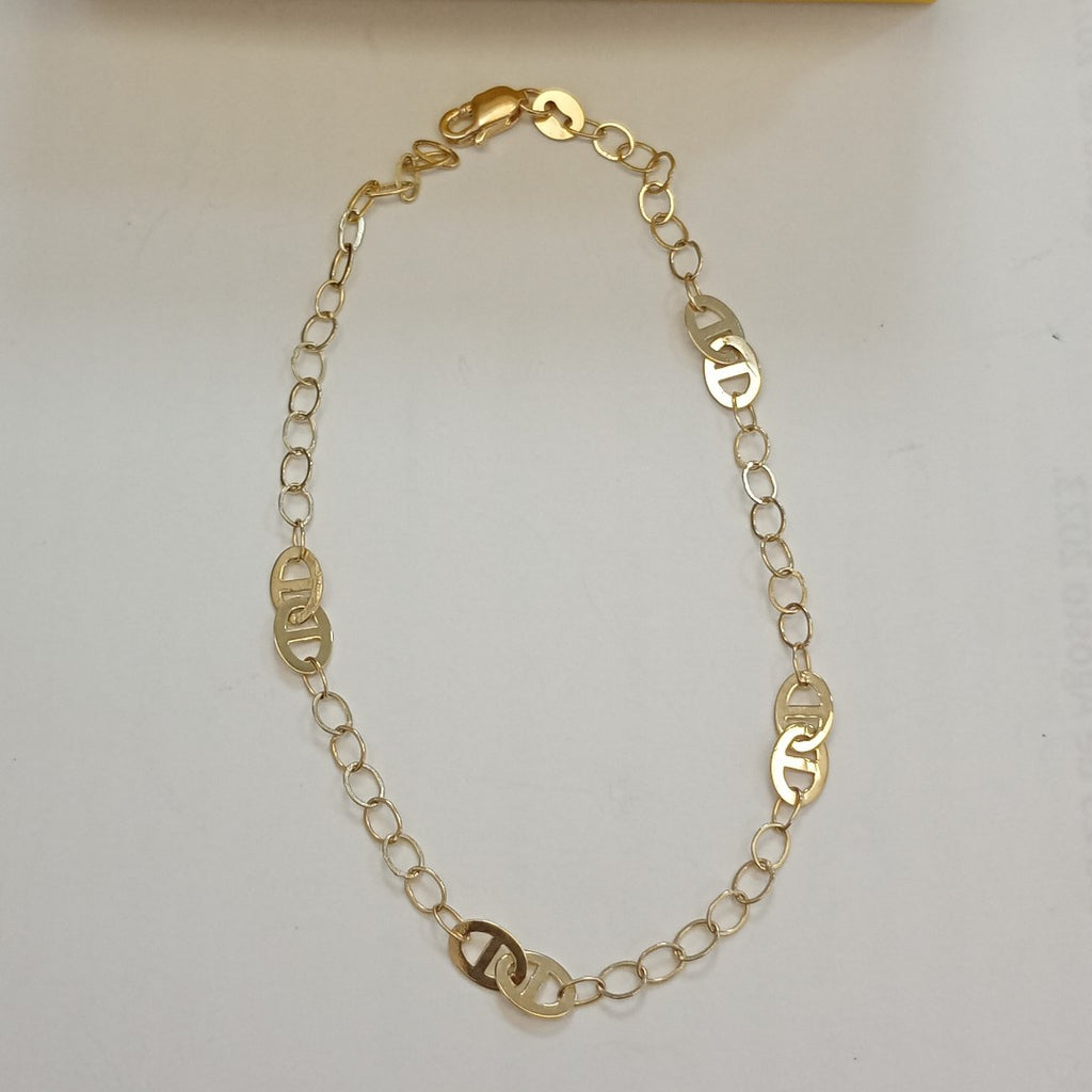 PULSERA ESPECIAL 14K 21 CM 1.8 GR (NUEVO)