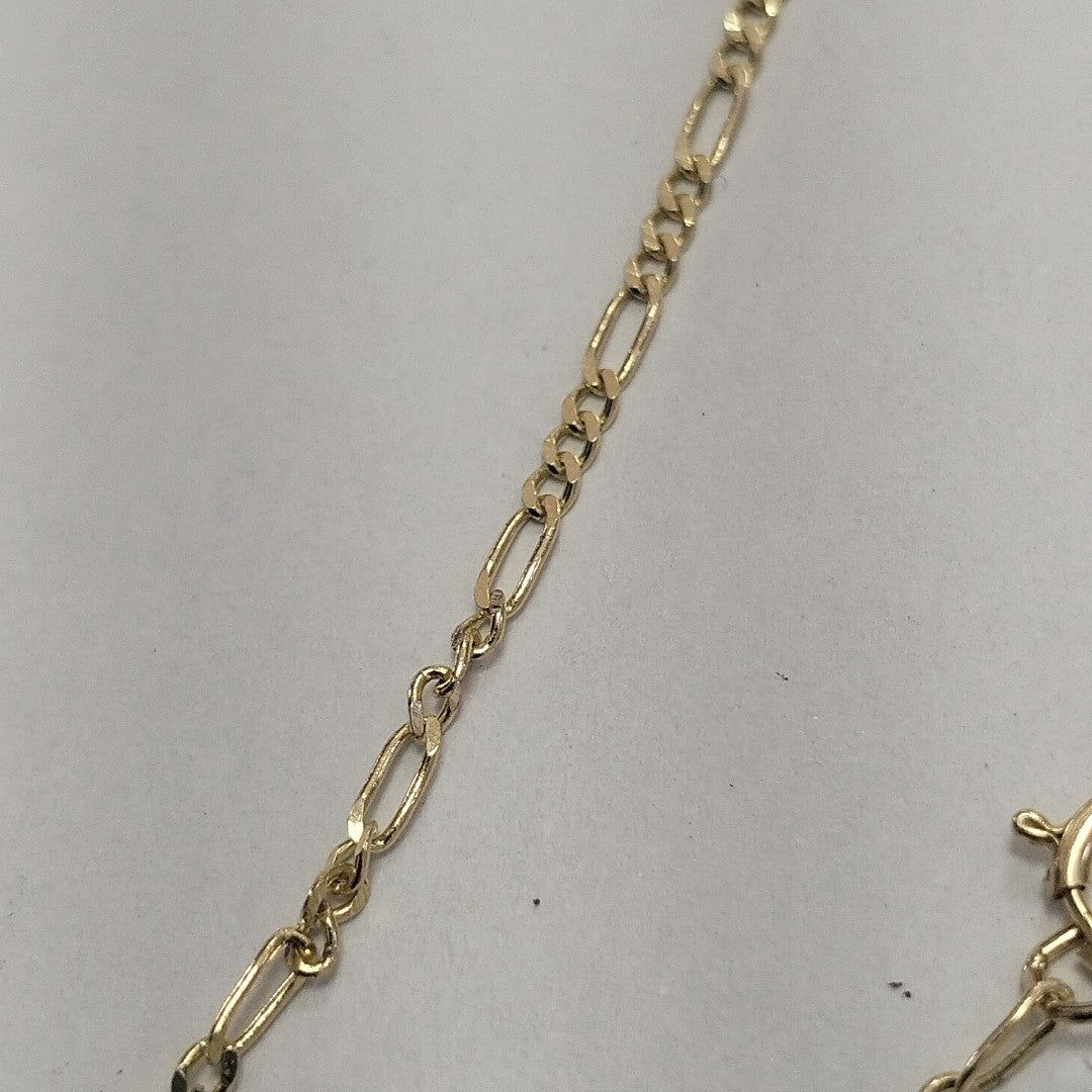 PULSERAS TEJIDO 3X1 ORO 14K 16 CM 0.9 GR (NUEVO)