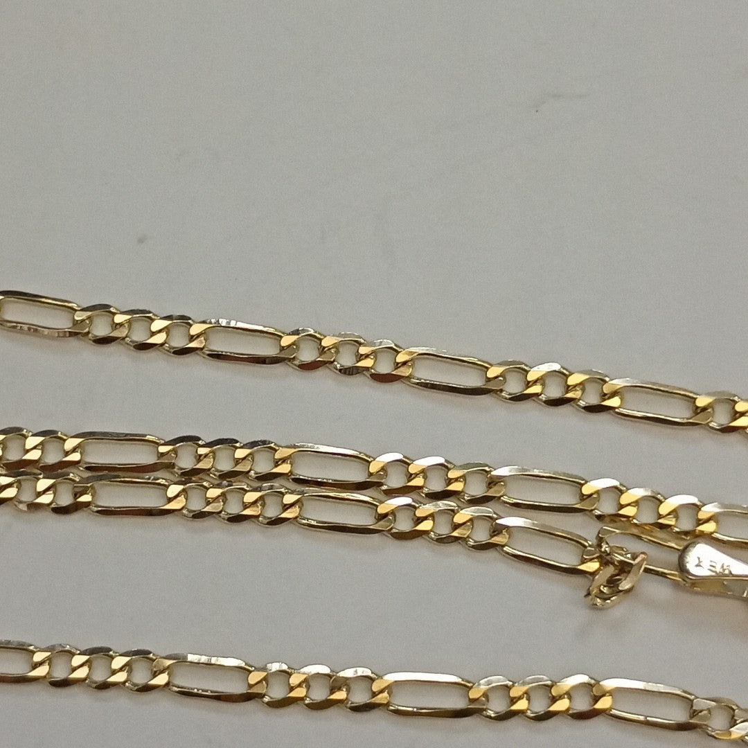 CADENA 3X1 14K 55 CM 4.9 GR (NUEVO)
