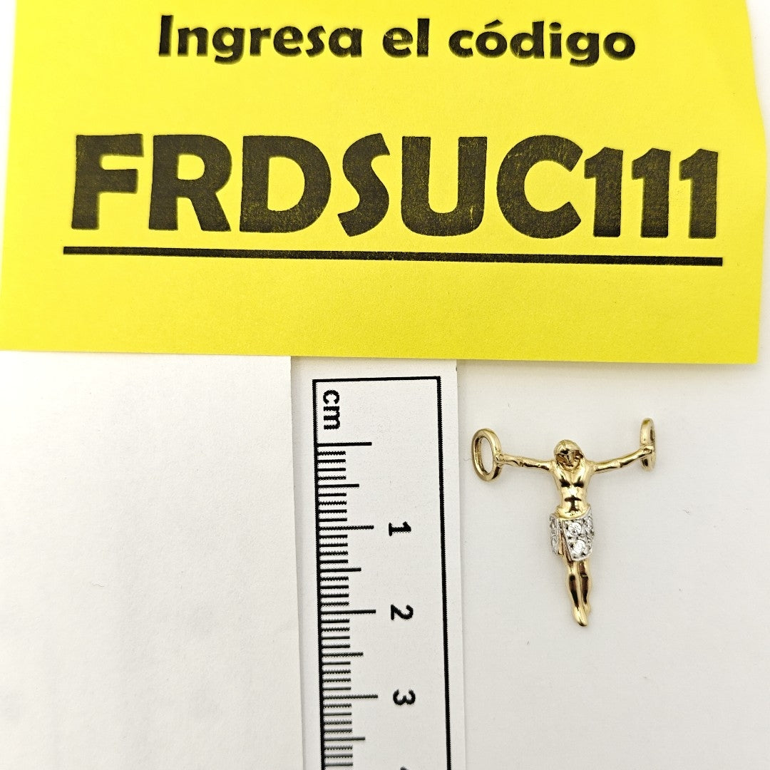 CRISTO OLIMPICO ORO 14 K 1.9 GRMS (SEMINUEVO)