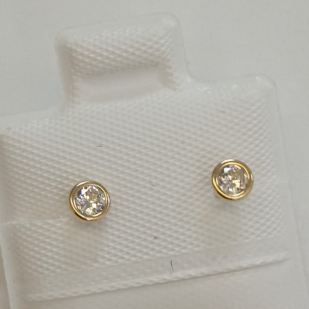 BROQUELES BROQUEL C CIRCONIA 14K 0.1501 GR (NUEVO)