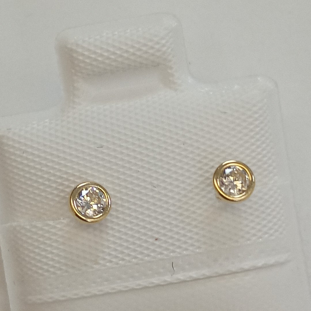 BROQUELES BROQUEL C CIRCONIA 14K 0.1501 GR (NUEVO)