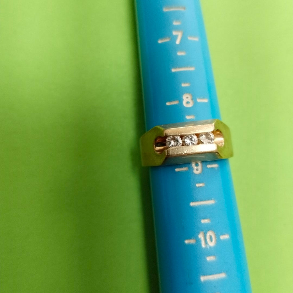 ANILLO ORO 14 K 9 GRMS (SEMINUEVO)
