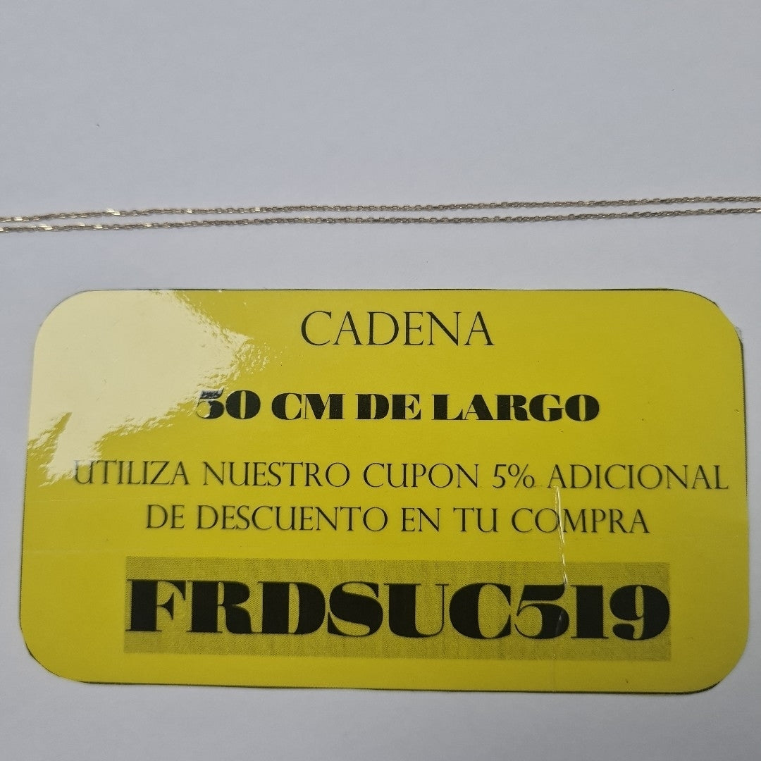 COLLAR ORO 14 K 2.5 GRMS (SEMINUEVO)