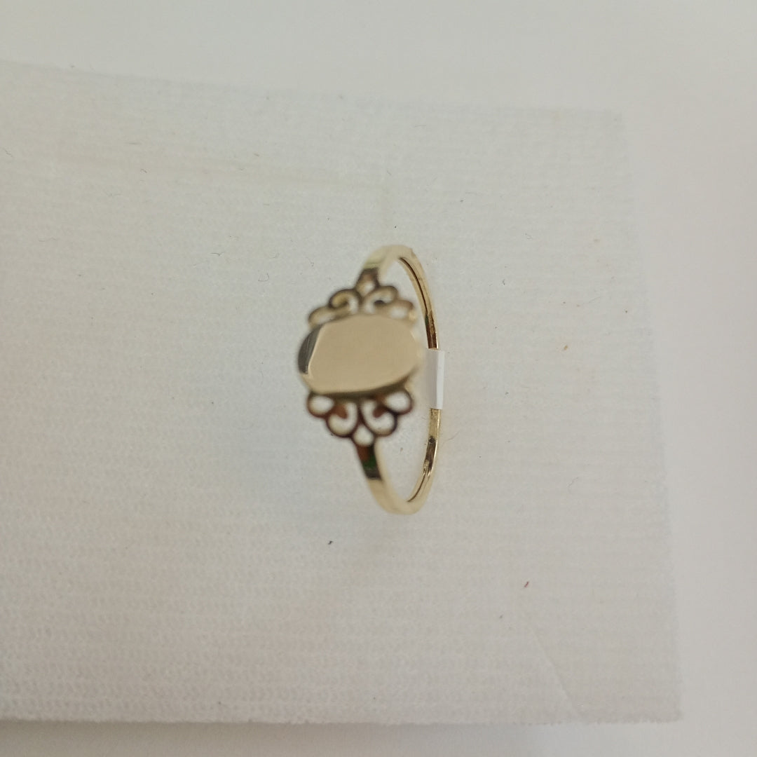 ANILLOS ANILLITO 10K TALLA 8 1 GR (NUEVO)