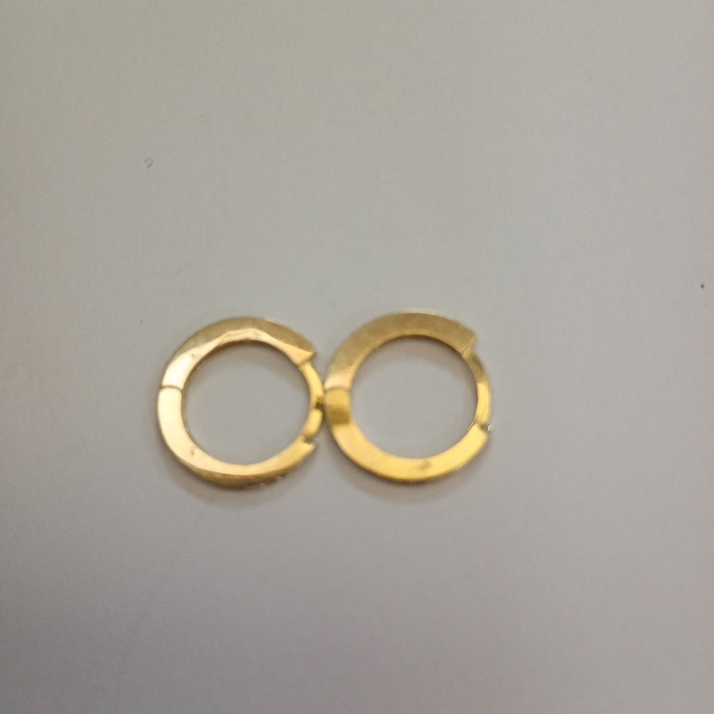ARETES ARRACADAS CON CIRCONIAS 14K 1.2 GR (NUEVO)