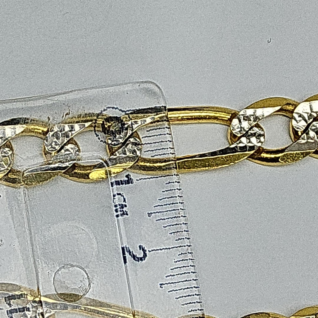 CADENA 3X1 DIAMANTADA 14K 65 CM 87.1 GR (NUEVO)