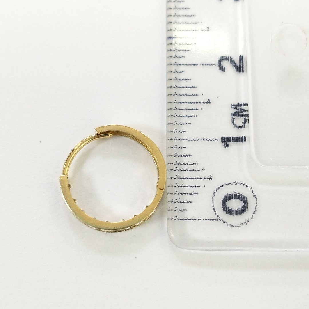 ARETES PAR ORO 14 K 1 GRMS (SEMINUEVO)