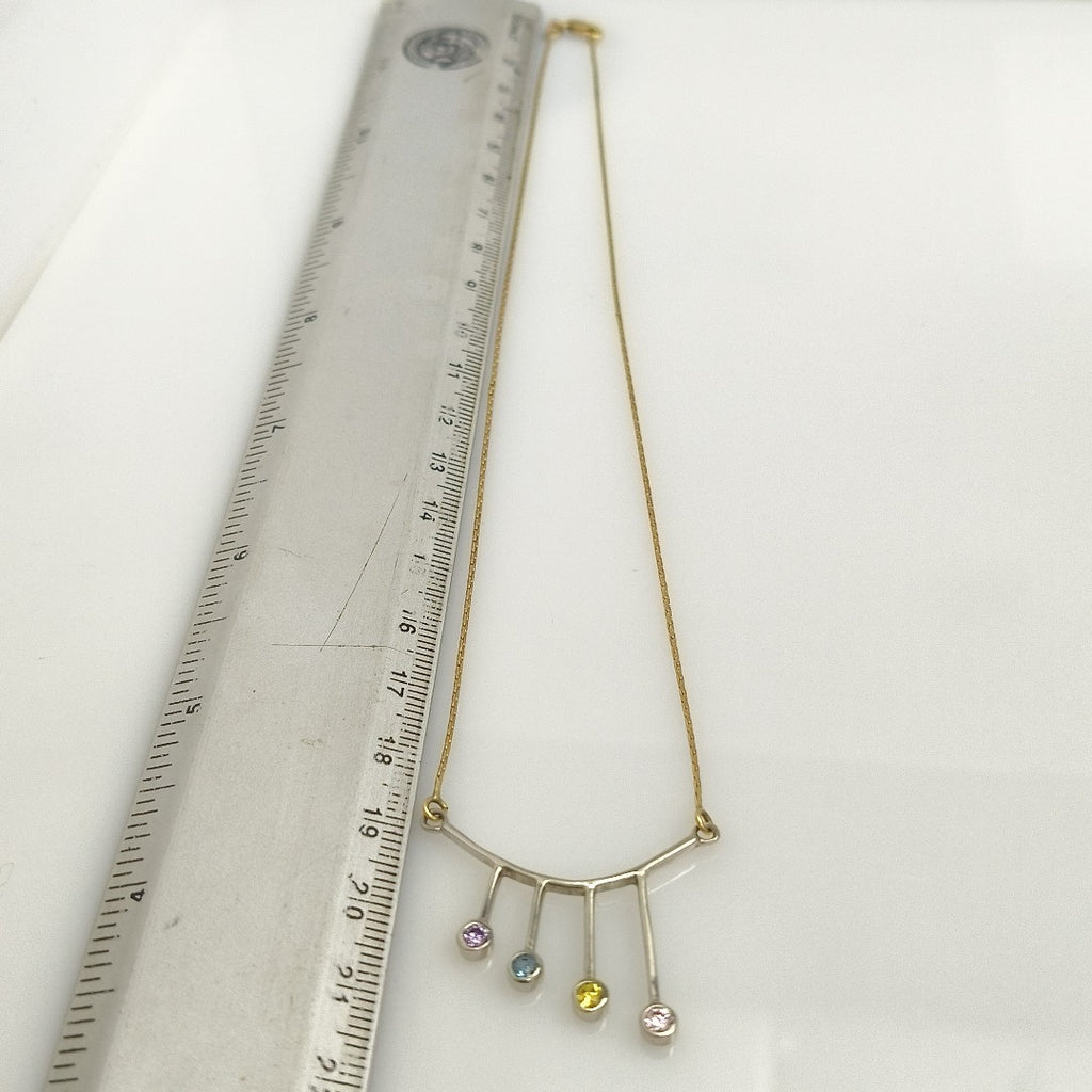 GARGANTILLA ORO COMBINADO 14 K 4,90 GRMS (SEMINUEVO)