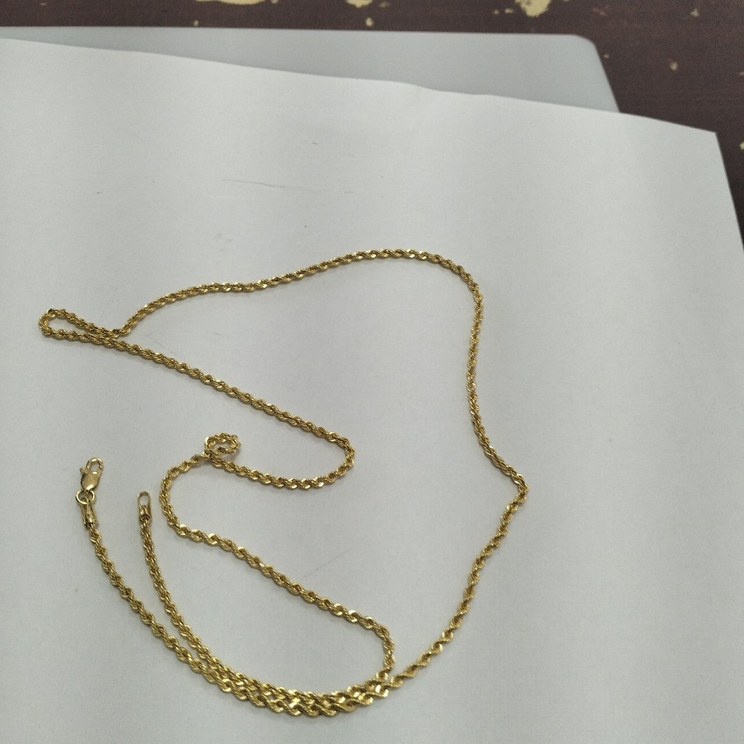 CADENA ORO 14 K 3,20 GRMS (SEMINUEVO)