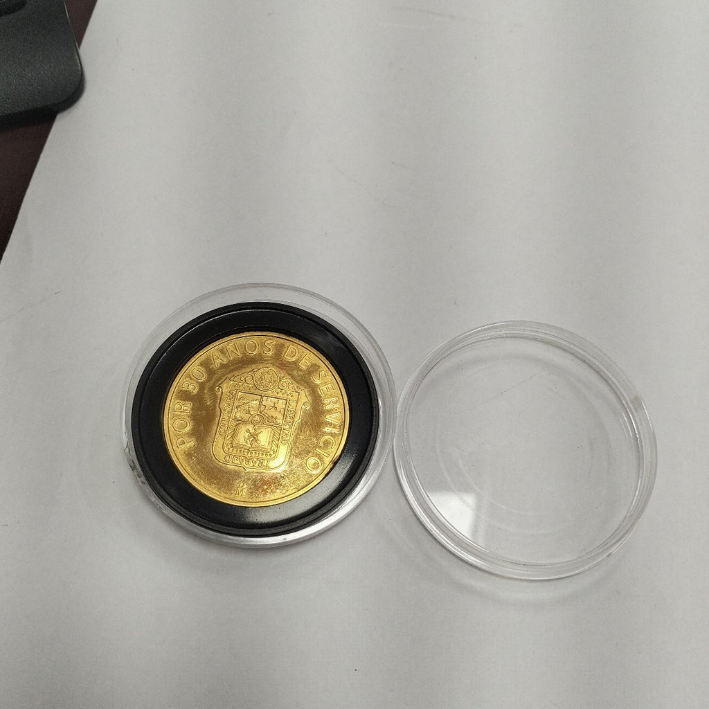 MEDALLA CONMEMORATIVA ORO 18 K 31.2 GRMS (SEMINUEVO)