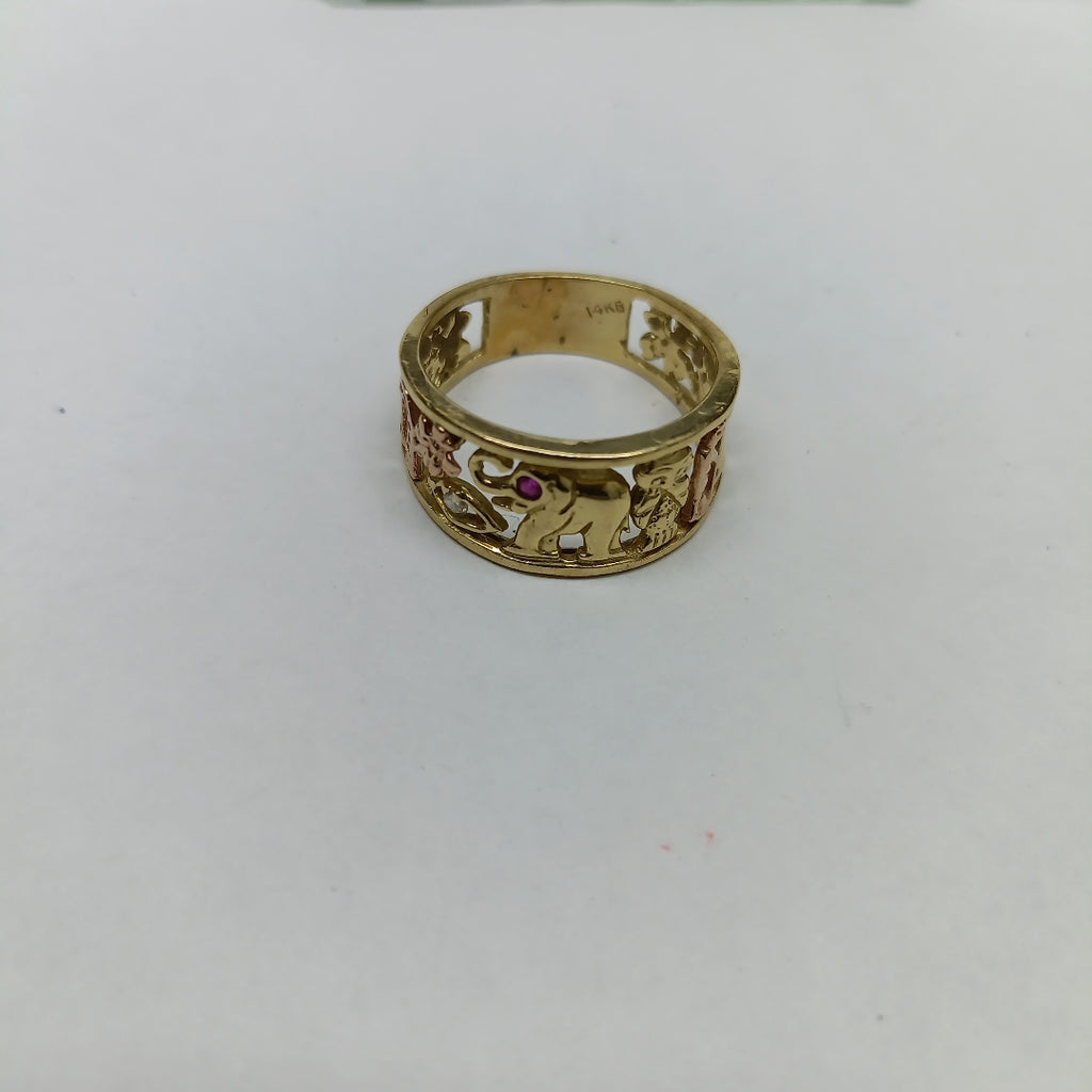 ARGOLLA DE LA SUERTE ORO 10 K 4.7 GRMS (SEMINUEVO)