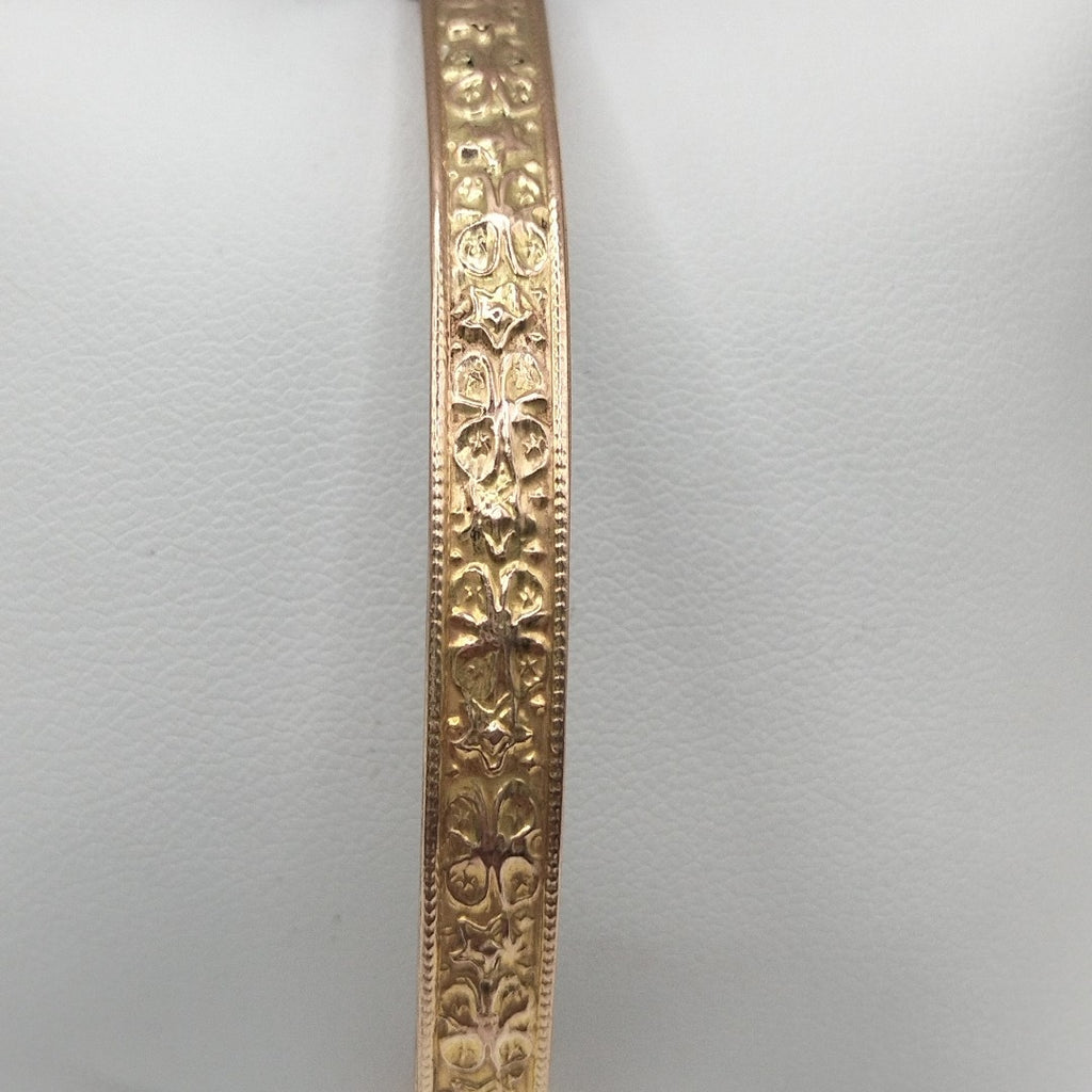 PULSERA RIGIDA ORO 10 K 10.2 GRMS (SEMINUEVO)