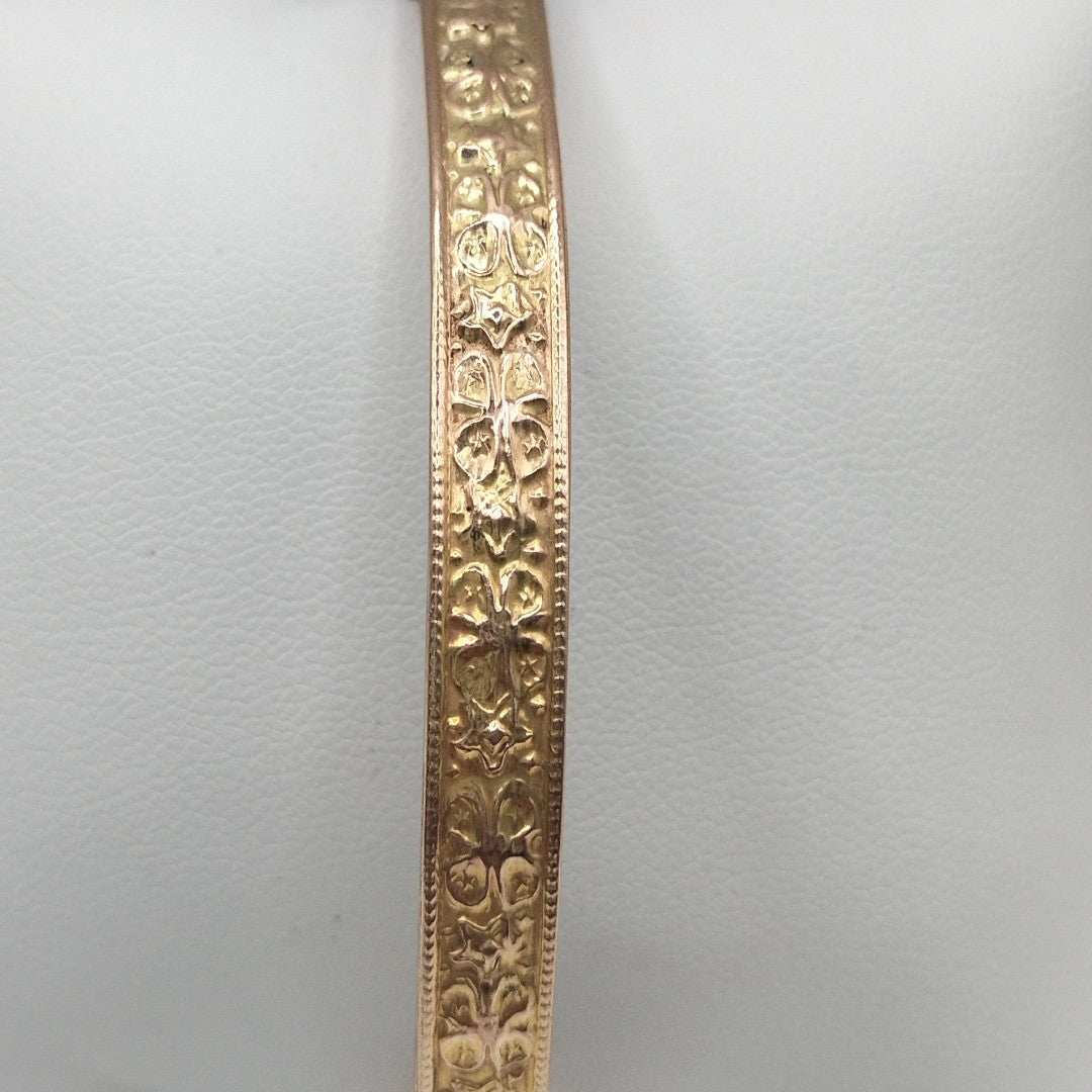 PULSERA RIGIDA ORO 10 K 10.2 GRMS (SEMINUEVO)