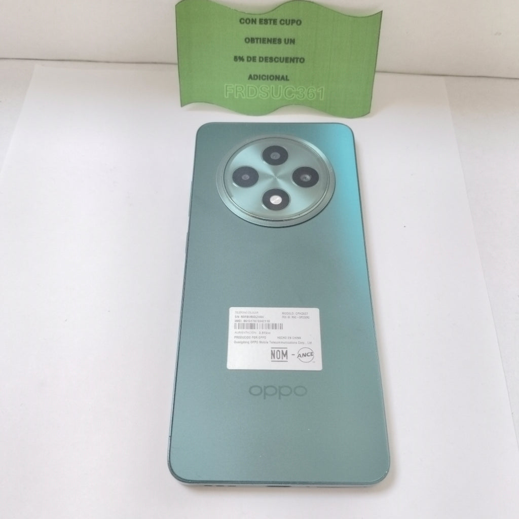CELULAR OPPO RENO 12F 5G CPH2637 256 GB 12 GB RAM (SEMINUEVO)