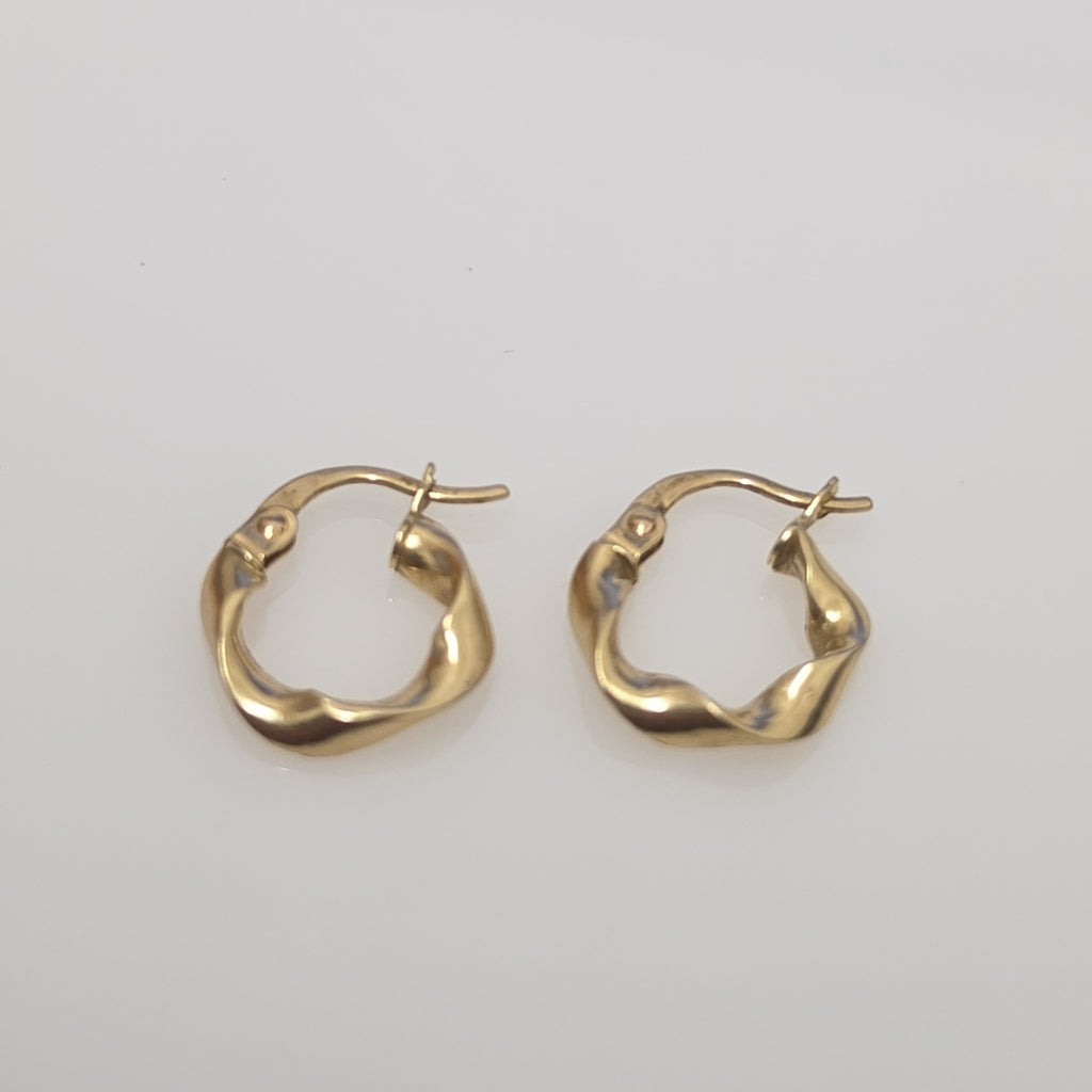 ARRACADAS PAR ORO 14 K 1 GRMS (SEMINUEVO)