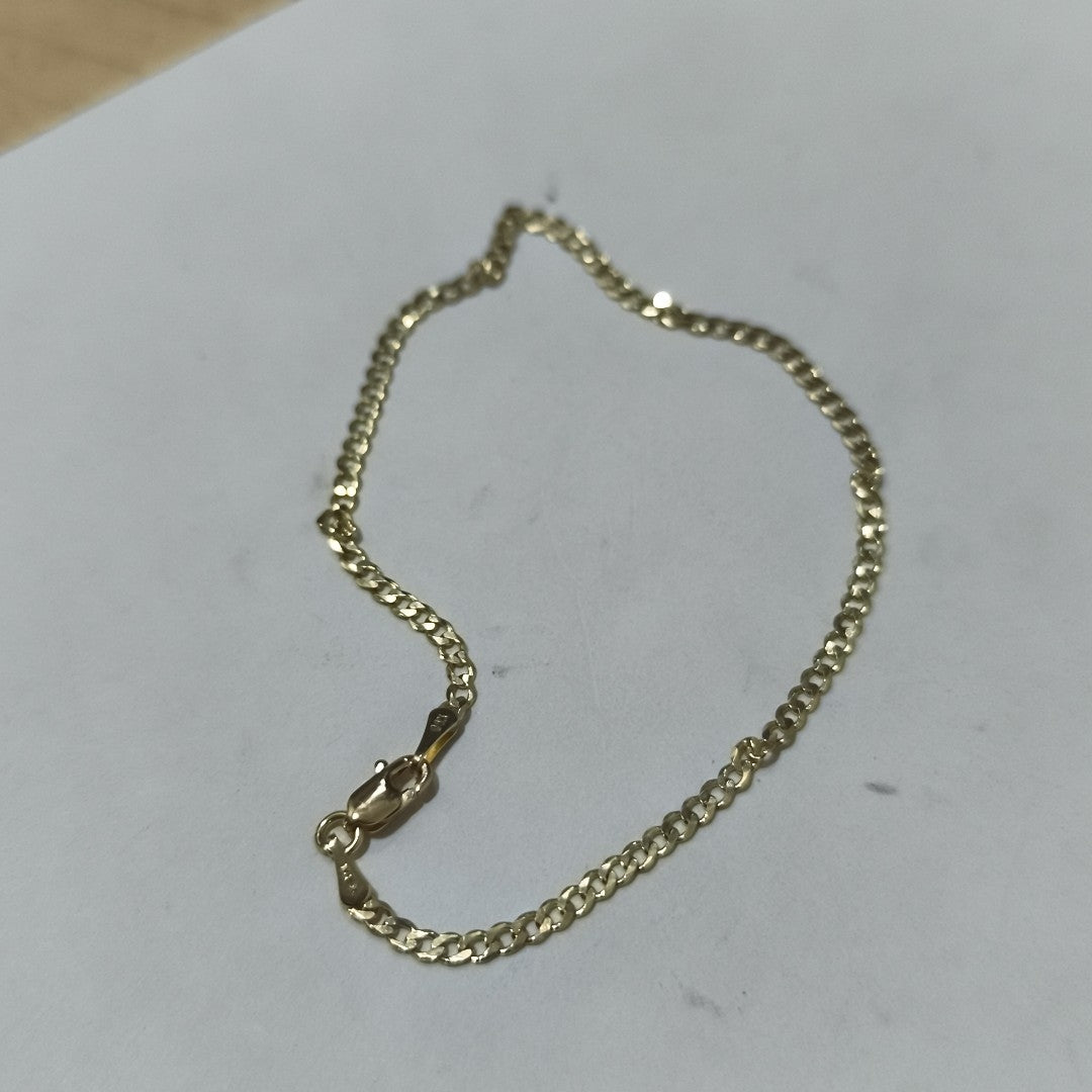 PULSERA BARBADA 14K 21 CM 2.3 GR (NUEVO)