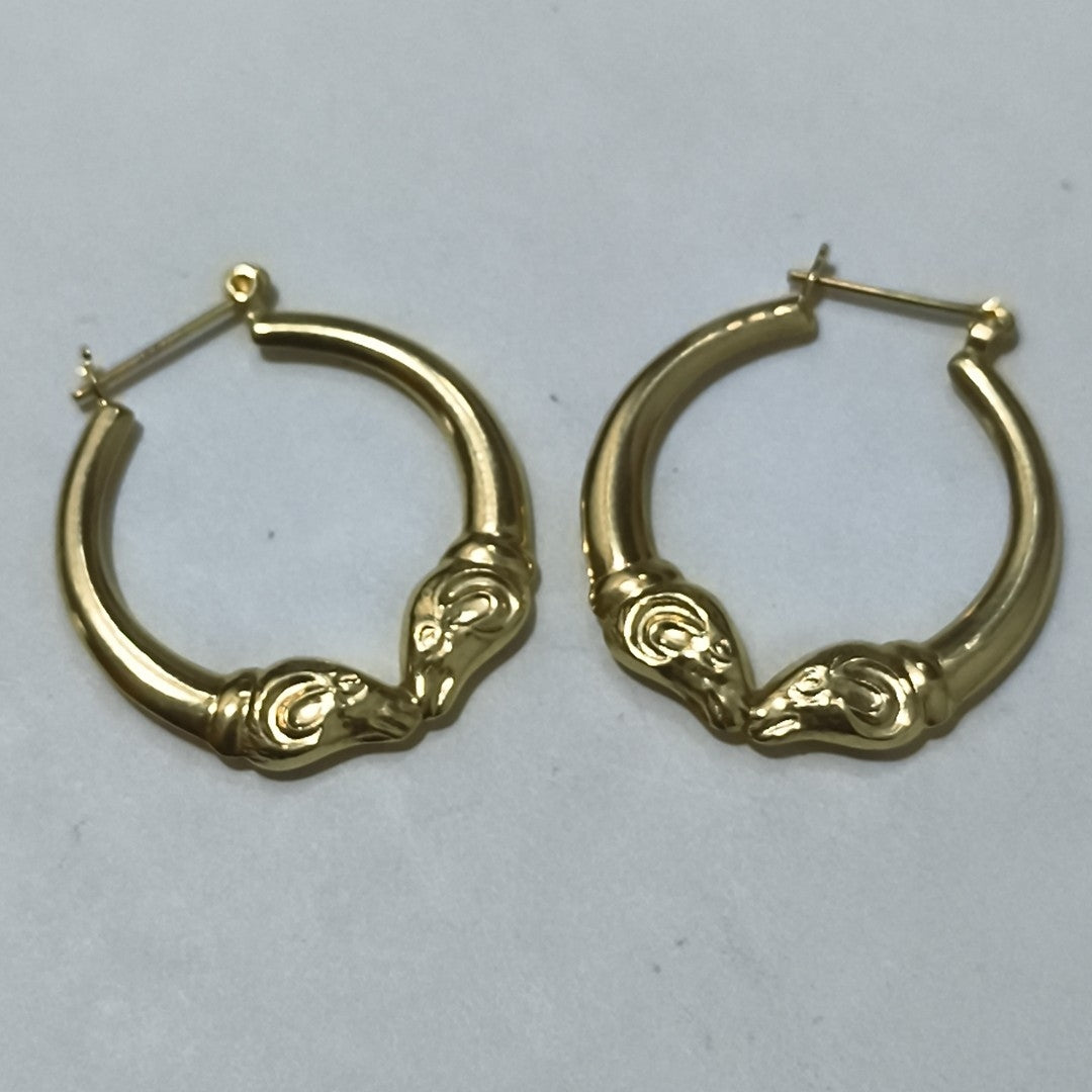 ARRACADAS PAR ORO 14 K 2,30 GRMS (SEMINUEVO)