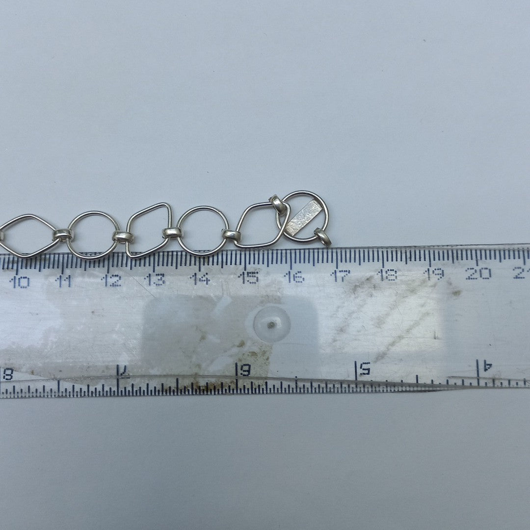 DIJE, ESCLAVA, PULSERA PLATA 16.2 GRMS (SEMINUEVO)