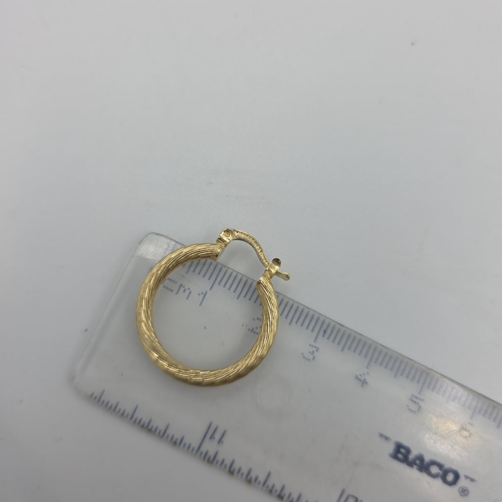 ARETES TEJIDO ARRACADAS ASTRIADAS 14K 2.8 GR (NUEVO)