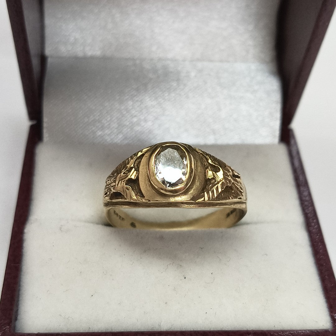 ANILLO ORO 8 K 3,90 GRMS (SEMINUEVO)