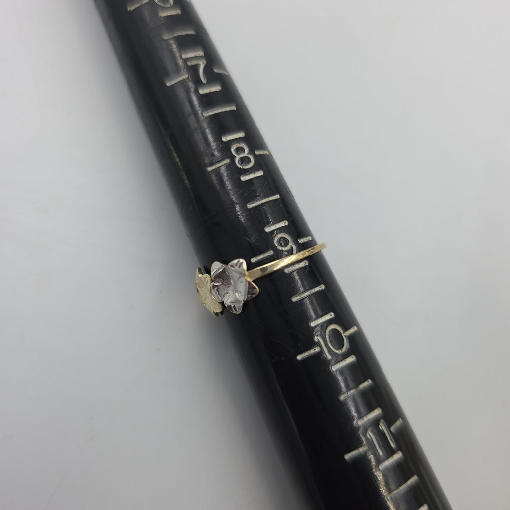 ANILLOS ANILLITO FIG FLORES 10K TALLA 9 1.3 GR (NUEVO)