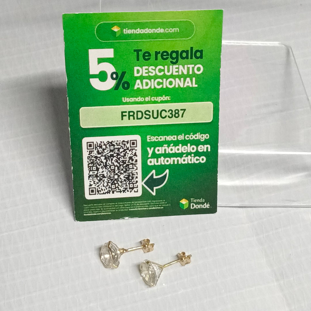 BROQUELES PAR ORO 10 K 1,20 GRMS (SEMINUEVO)