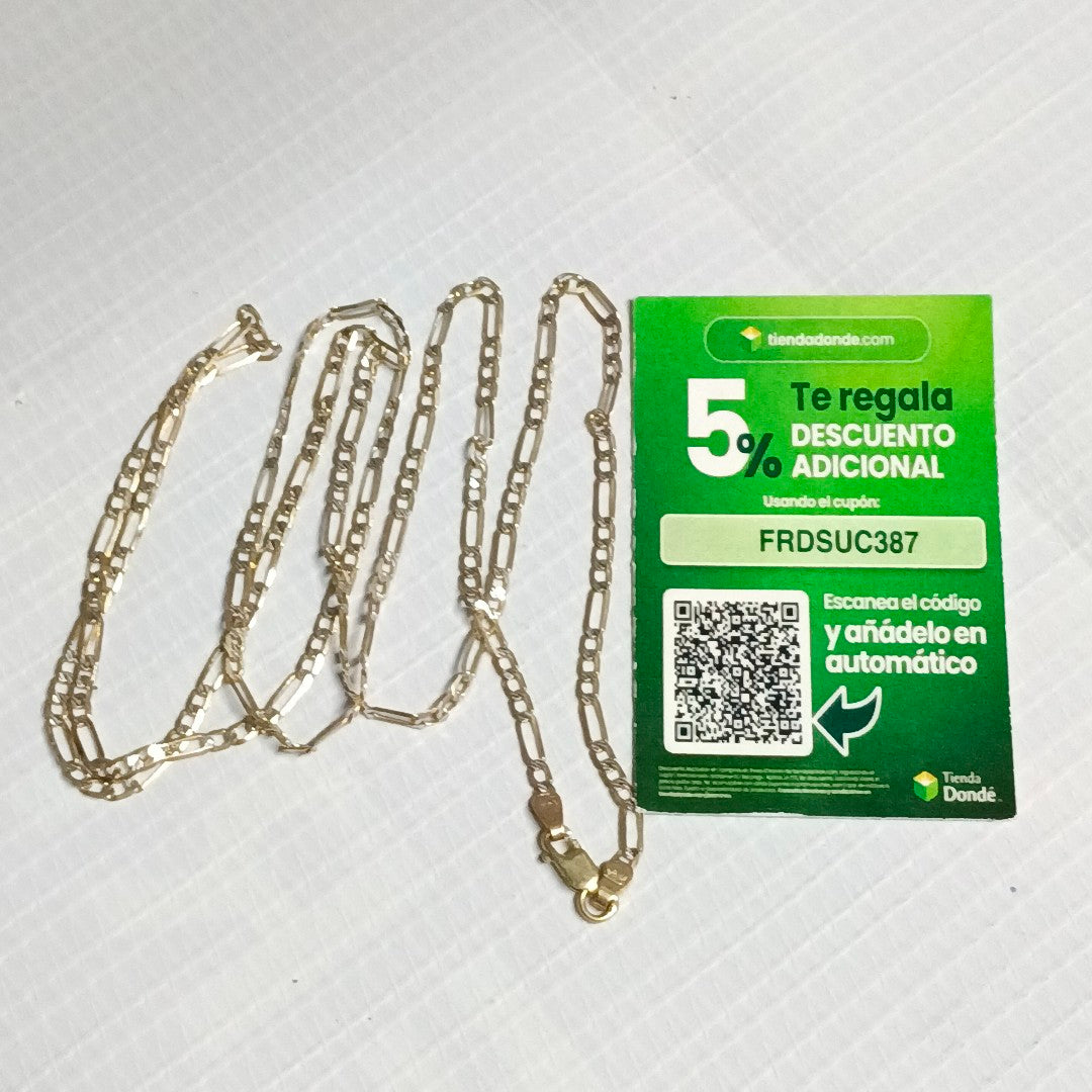 CADENA ORO 10 K 5,00 GRMS (SEMINUEVO)