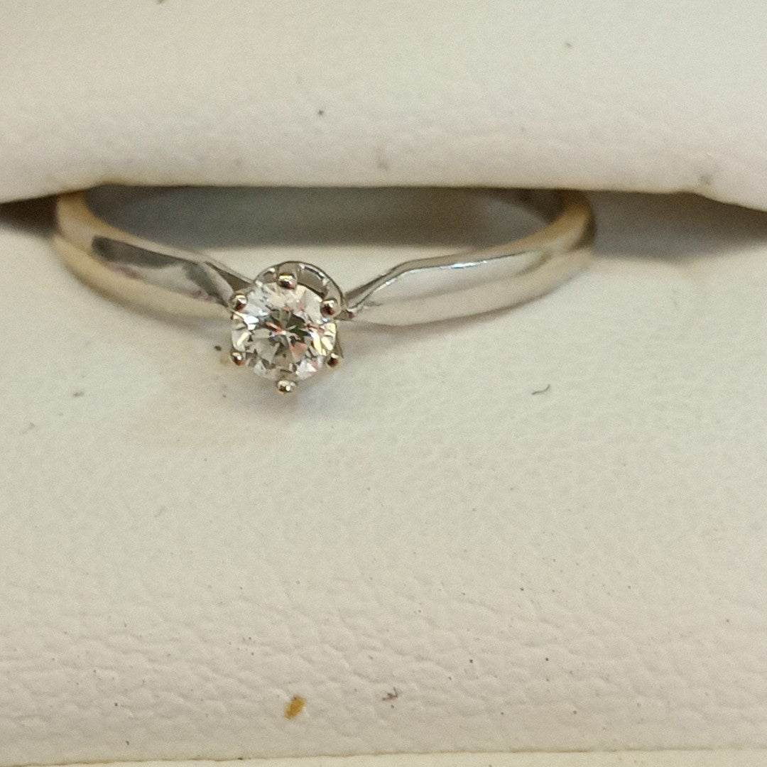 ANILLITO ORO BLANCO 14 K 1,40 GRMS (SEMINUEVO)