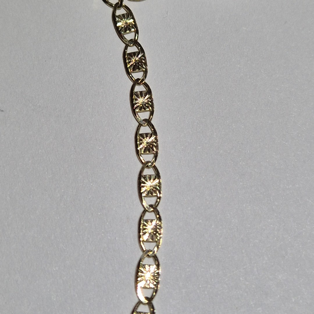 PULSERAS GUCHI ORO 14K 18 CM 2.8 GR (NUEVO)