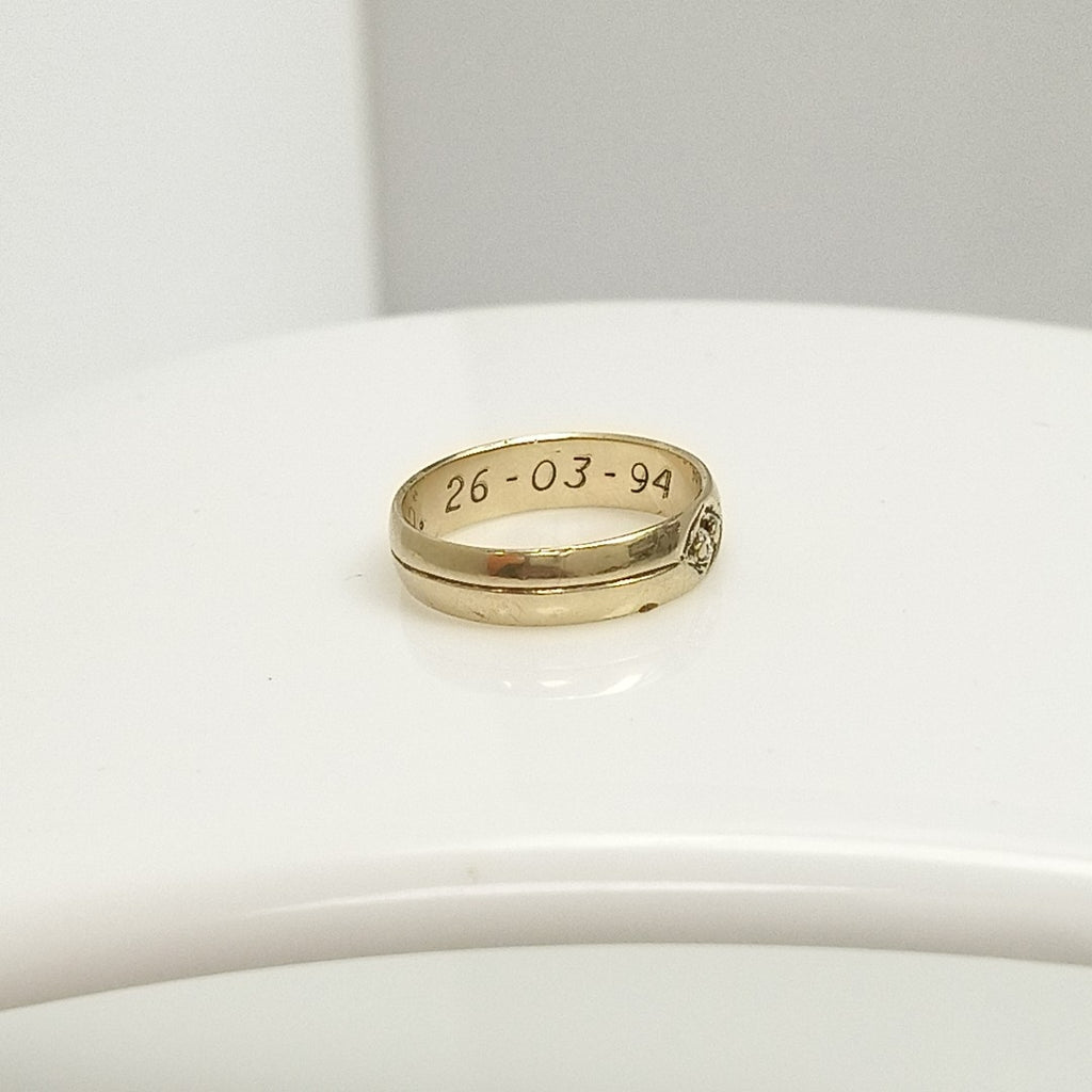 ARGOLLA ORO 10 K 2.3 GRMS (SEMINUEVO)
