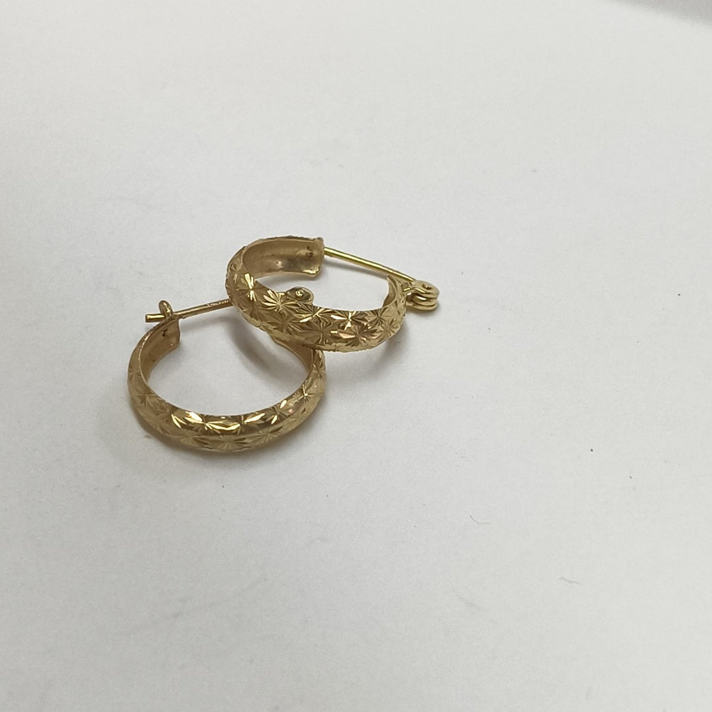 ARRACADAS PAR ORO 8 K 1.7 GRMS (SEMINUEVO)
