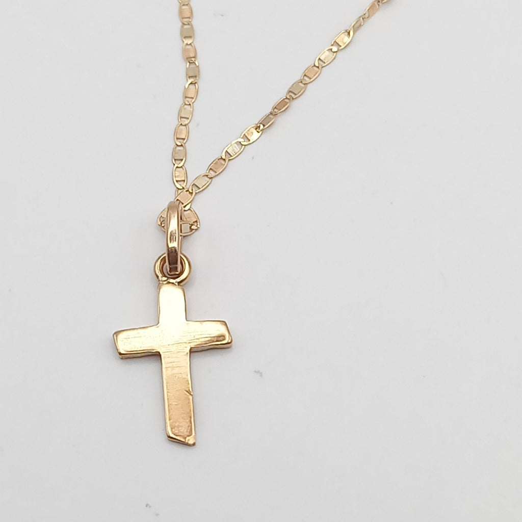 CADENA, CRUZ, DIJE ORO 10 K 1.3 GRMS (SEMINUEVO)