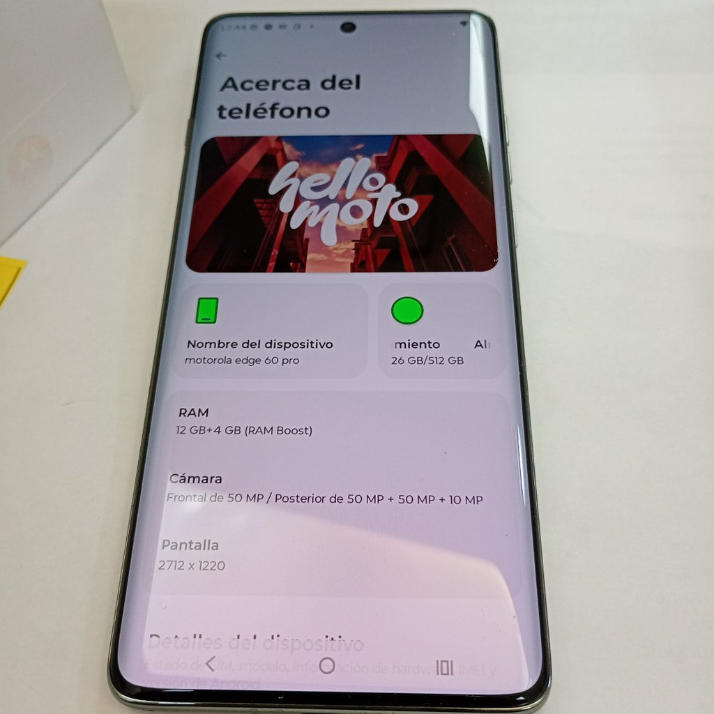 CELULAR MOTOROLA EDGE 60 PRO XT2507-1 (2025) 512 GB 12 GB RAM (SEMINUEVO)
