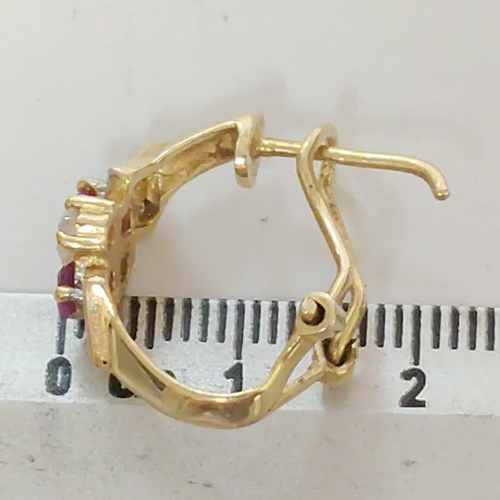 ARETES PAR ORO 14 K 5,30 GRMS (SEMINUEVO)