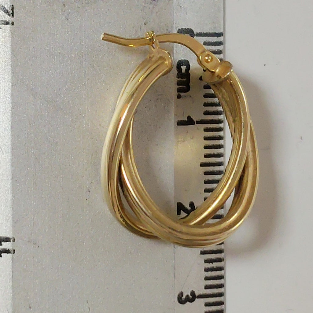 ARRACADAS PAR ORO 10 K 2,90 GRMS (SEMINUEVO)