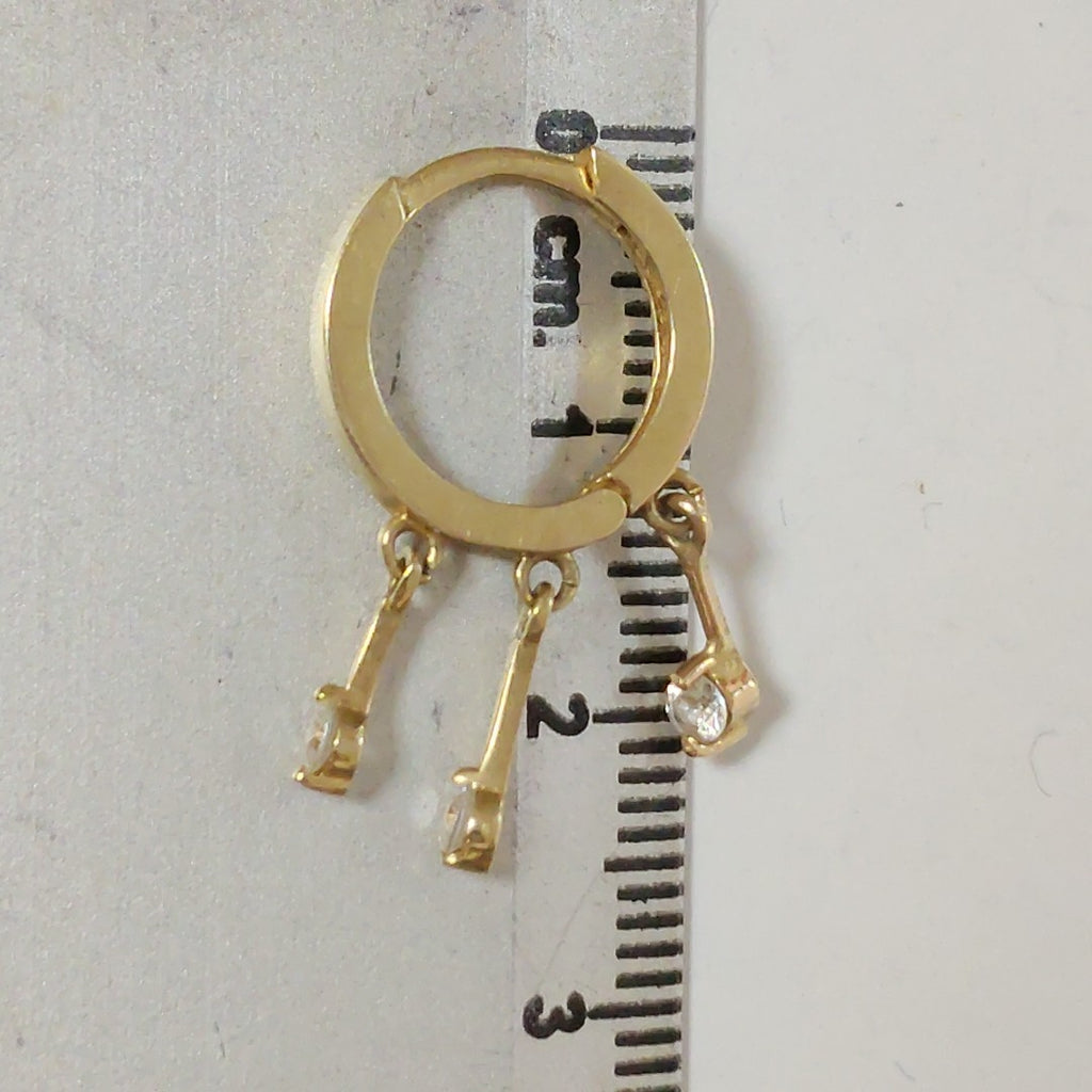 ARRACADAS PAR ORO 10 K 2,40 GRMS (SEMINUEVO)