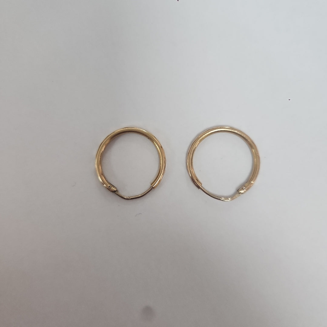 ARRACADAS PAR ORO 14 K 1,20 GRMS (SEMINUEVO)