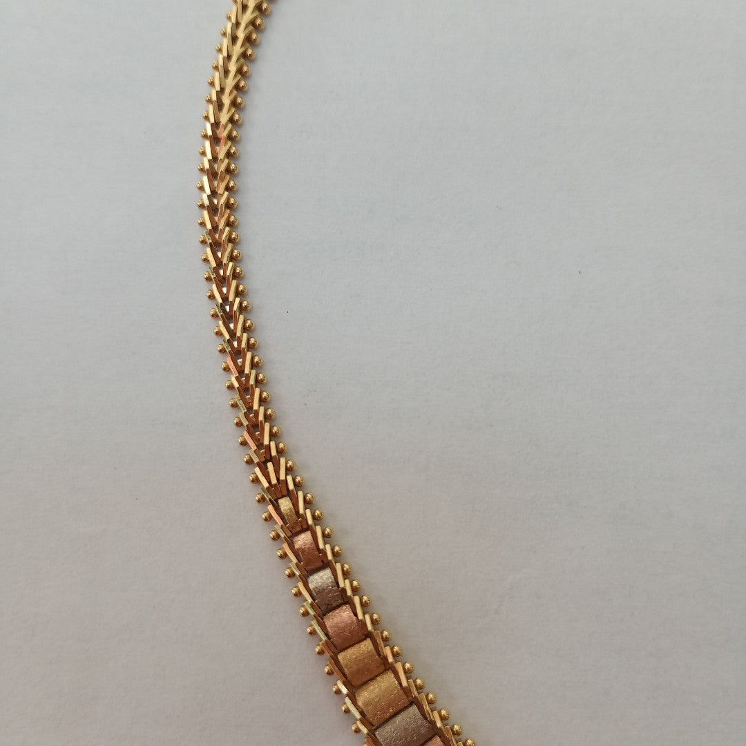 GARGANTILLA ORO COMBINADO 14 K 19,40 GRMS (SEMINUEVO)