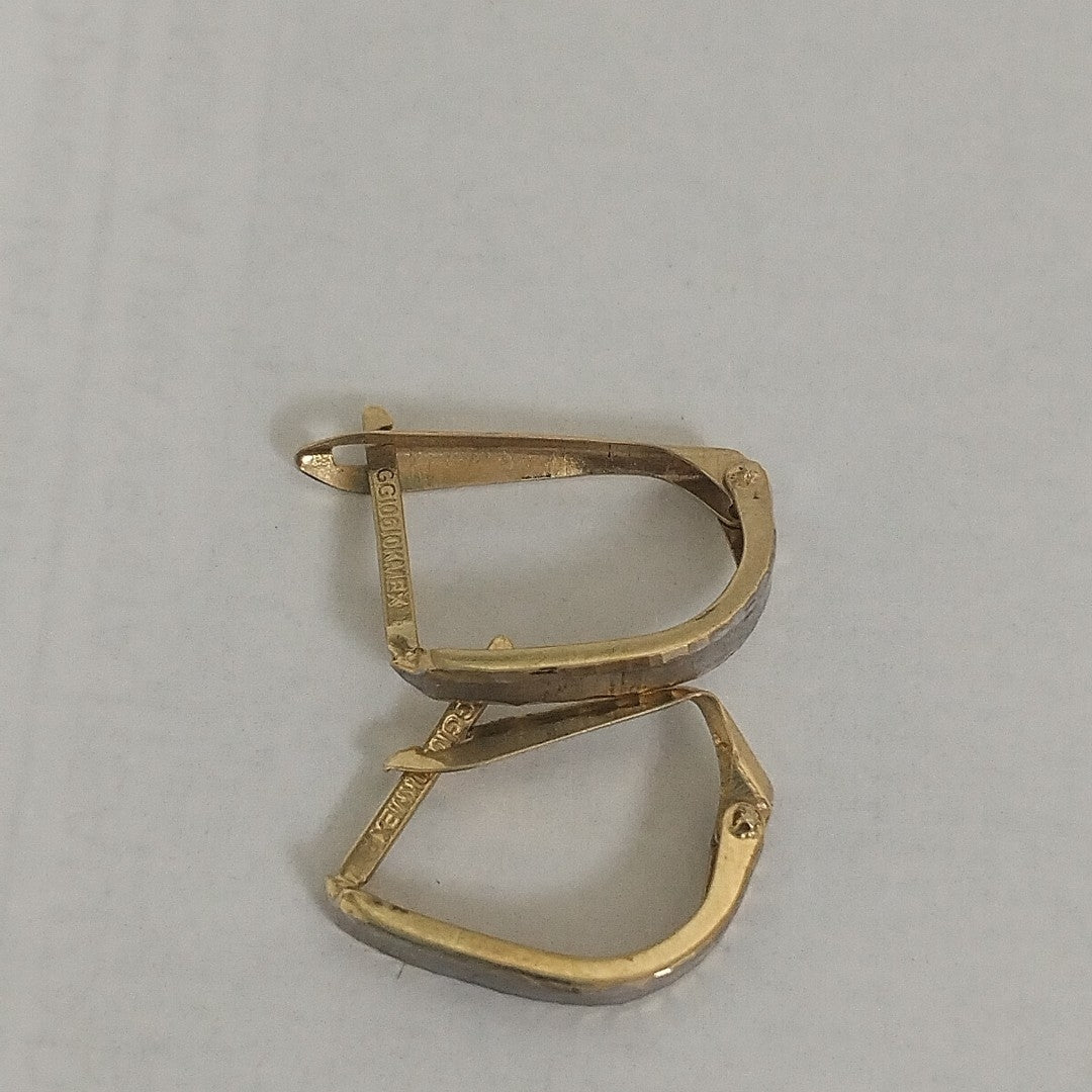 ARETES PAR ORO 10 K 0.7 GRMS (SEMINUEVO)