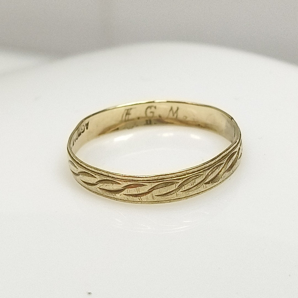 ARGOLLA ORO 10 K 0.9 GRMS (SEMINUEVO)