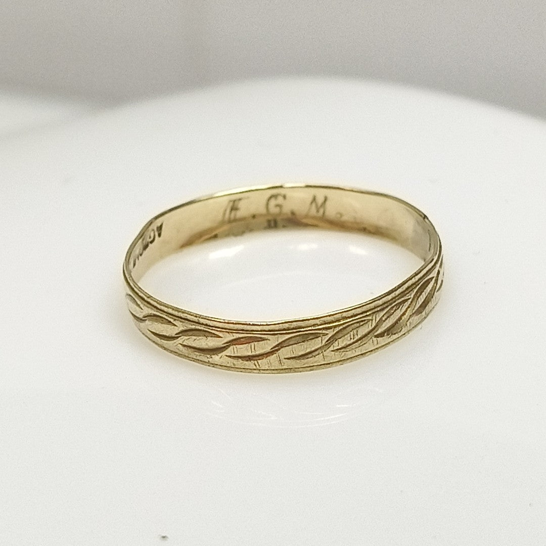 ARGOLLA ORO 10 K 0.9 GRMS (SEMINUEVO)