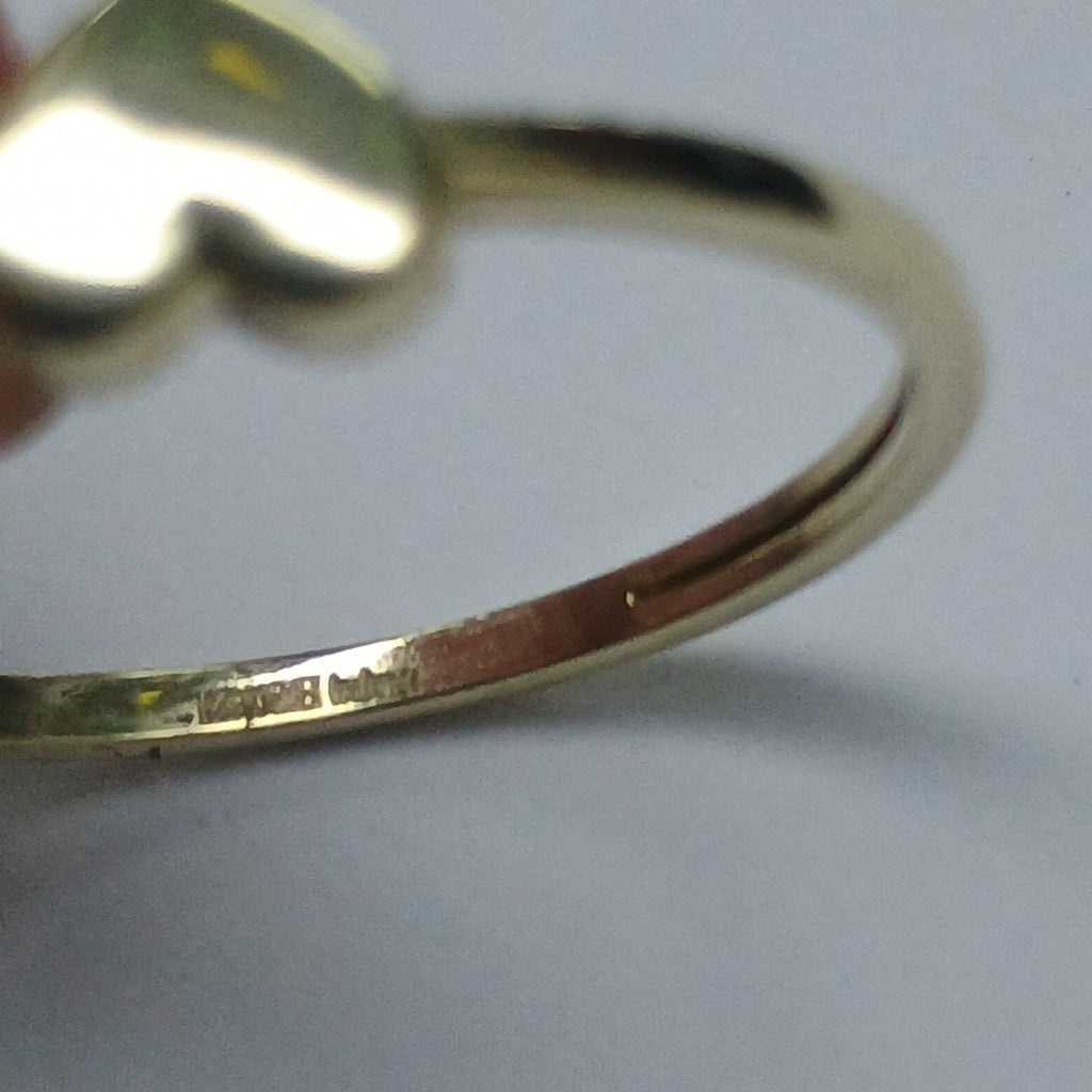 ANILLOS ANILLITO FIG CORAZON 10K TALLA 9 1.2 GR (NUEVO)