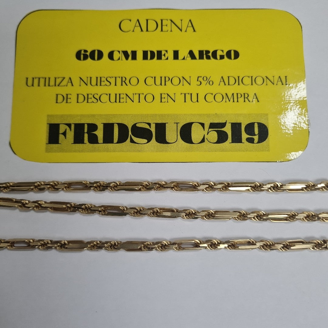 CADENA ORO 14 K 40,40 GRMS (SEMINUEVO)