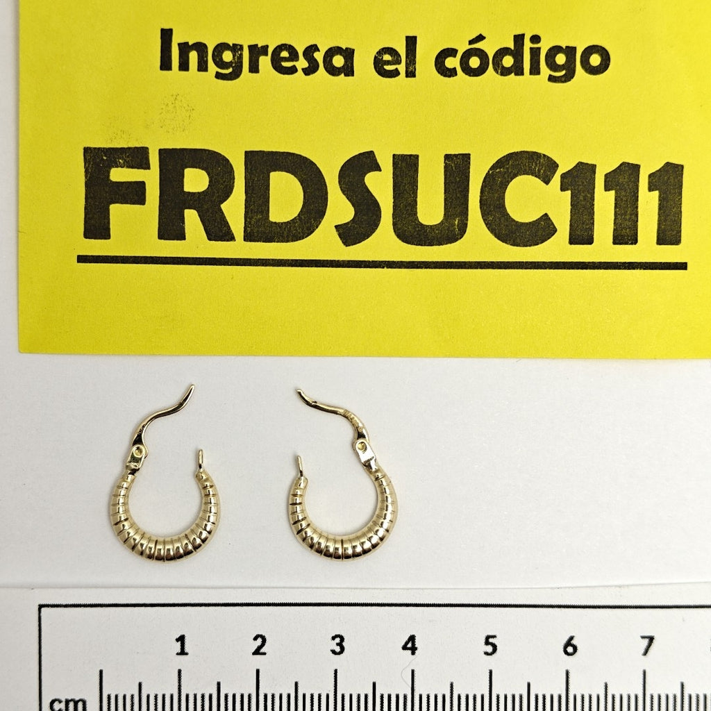 ARRACADAS ORO 10K 1 (NUEVO)