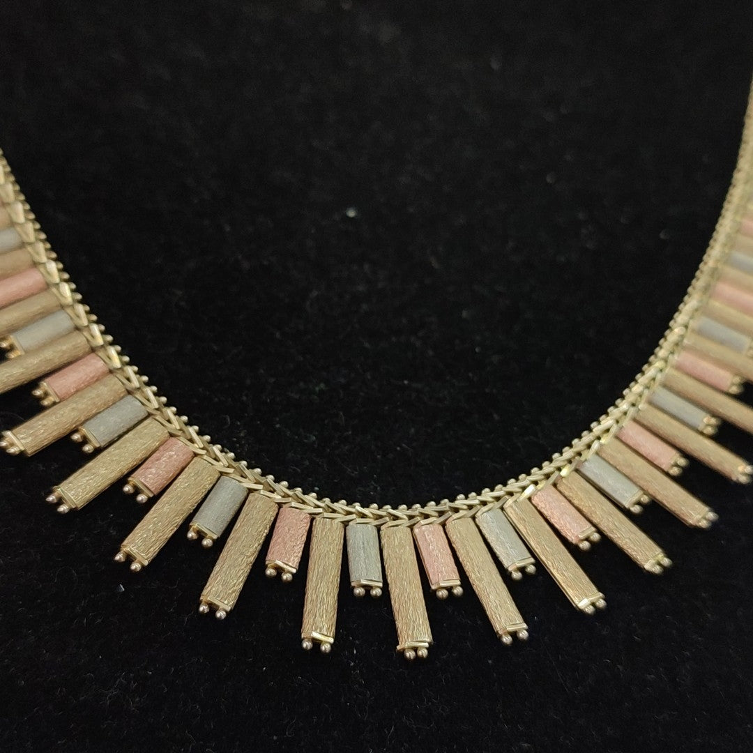 GARGANTILLA ORO, ORO COMBINADO 14 K 30.2 GRMS (SEMINUEVO)