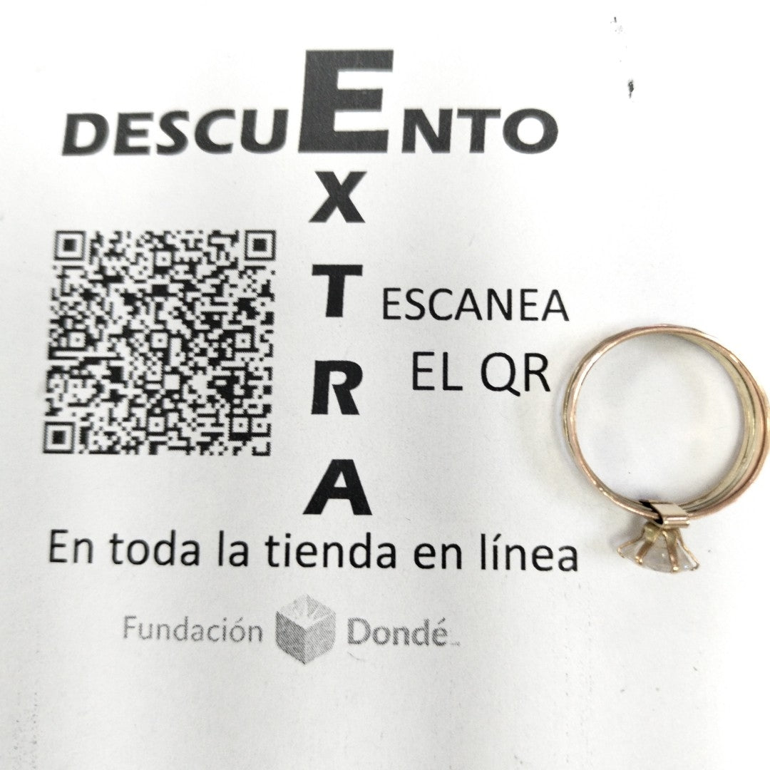 ANILLO ORO 10 K 3.4 GRMS (SEMINUEVO)