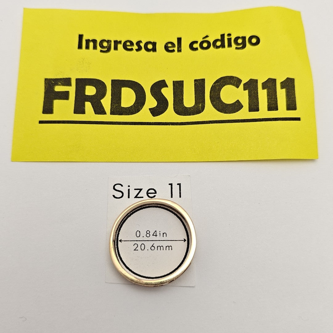 ARGOLLA DE LA SUERTE ORO 18 K 7.1 GRMS (SEMINUEVO)