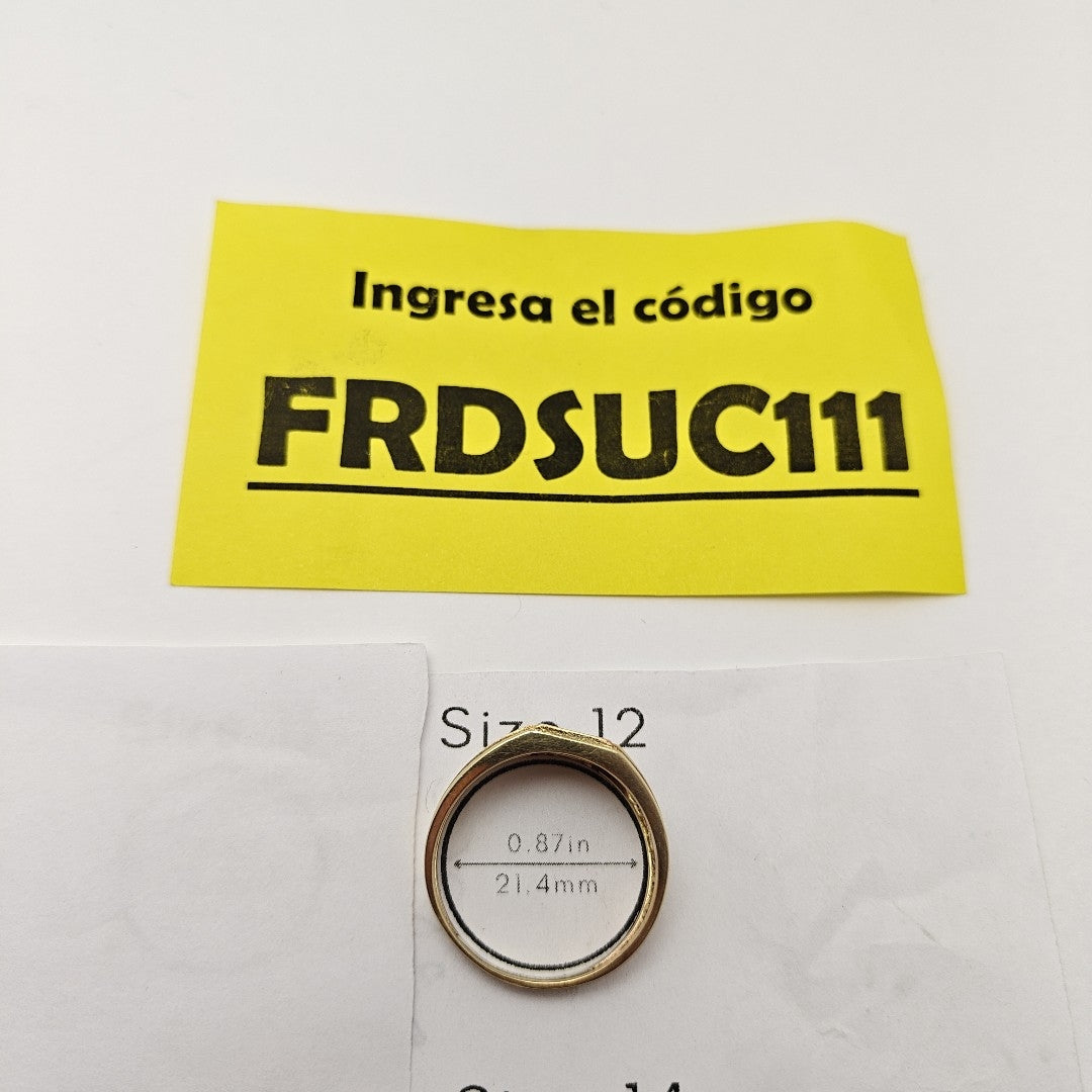 ANILLO ORO 14 K 6.2 GRMS (SEMINUEVO)